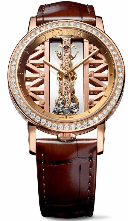 Corum GOLDEN BRIDGE ROUND 43 Replica watch B113/03058–113.900.85/OF02 GG55R